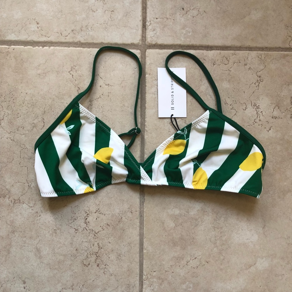 Solid & Striped Swim Top